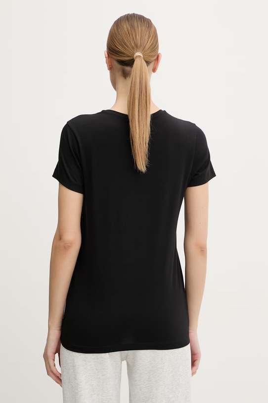 Emporio Armani Underwear t-shirt damski z bawełną EW000408.AF19026 czarny SS26