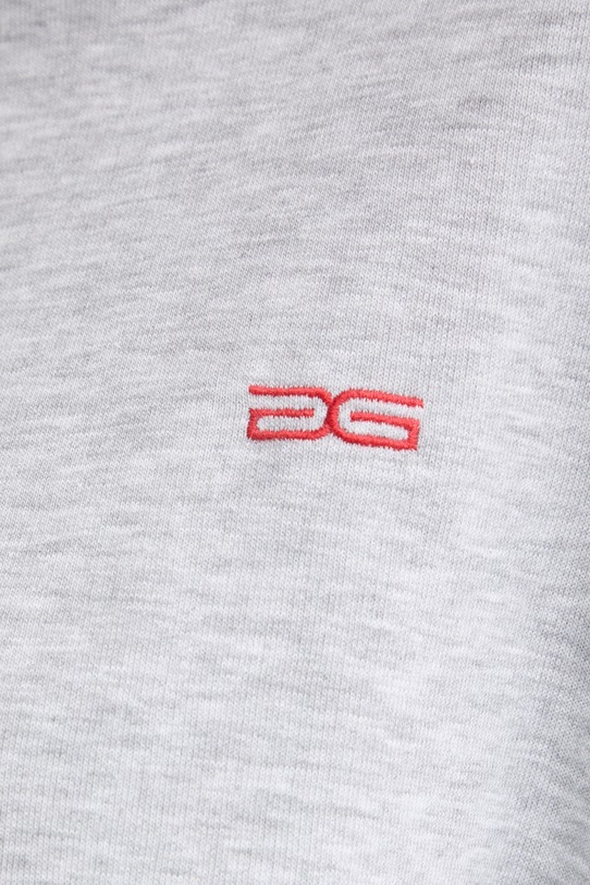 Gestuz crop top damski z bawełny 10911090 szary