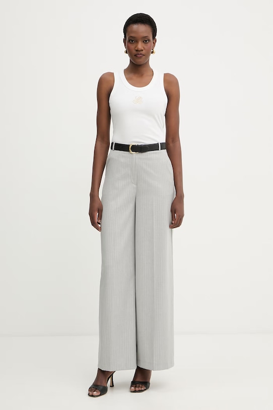 Luisa Spagnoli top Bordo 543281 biały SS26