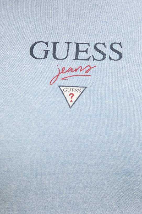 Guess Jeans t-shirt damski W6GIA6.KCTL1 niebieski