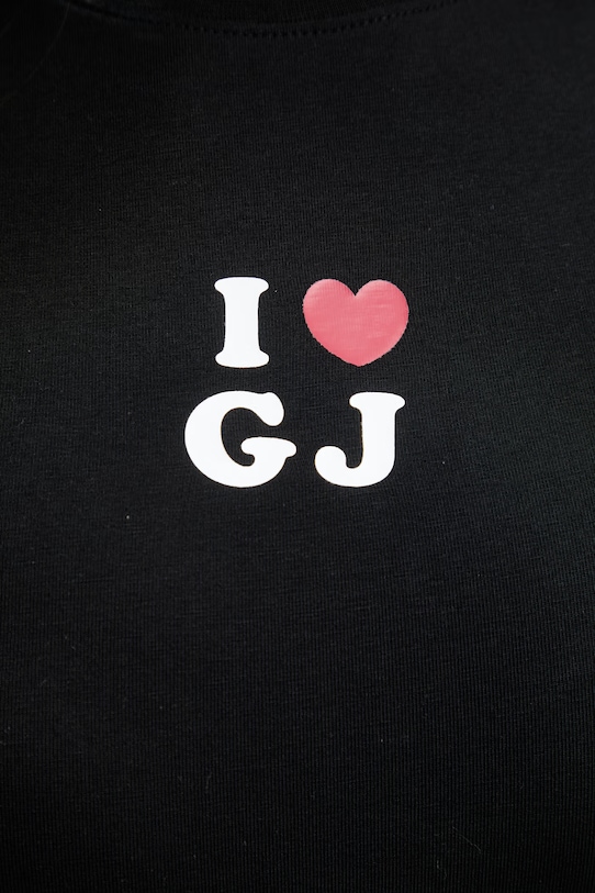 Guess Jeans t-shirt damski z bawełną W6GIB1.J1314 czarny