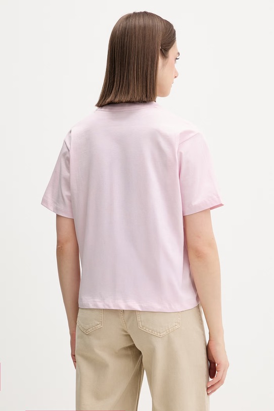 Odzież Guess Jeans t-shirt damski bawełniany W6GI04.K8HM0 różowy