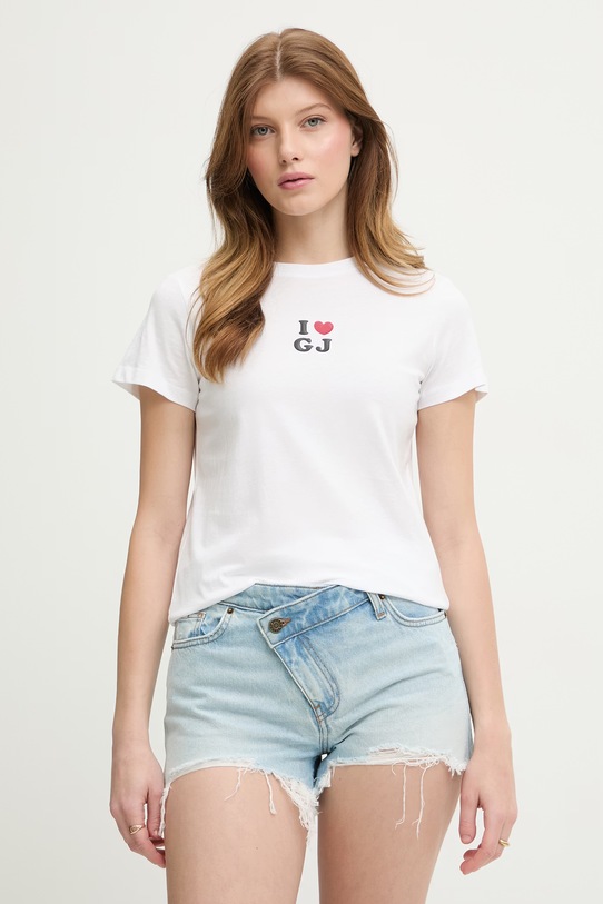 Guess Jeans T-shirt γυναικείο βαμβακερό λευκό W6GI45.K8HM0