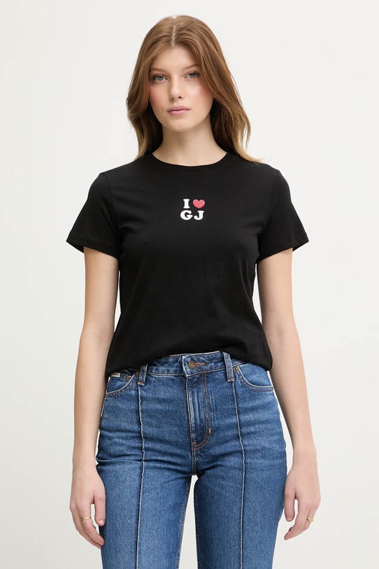 Guess Jeans футболка жіноча бавовняна чорний W6GI45.K8HM0