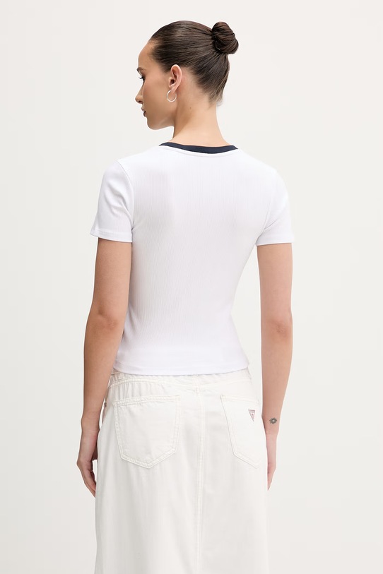 Odjeća Guess Jeans majica za žene W6GPA9.KF641 bijela