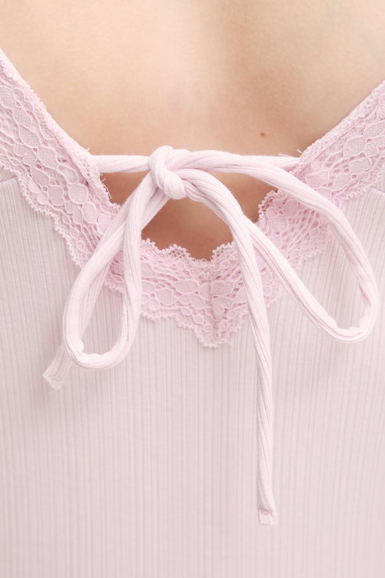 Guess Jeans crop top ženski W6GPB1.KF641 roza