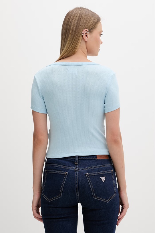 Odjeća Guess Jeans majica za žene W6GPB6.KG372 plava