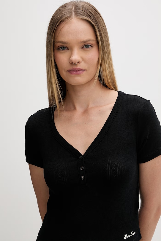 Guess Jeans majica za žene crna W6GPB6.KG372