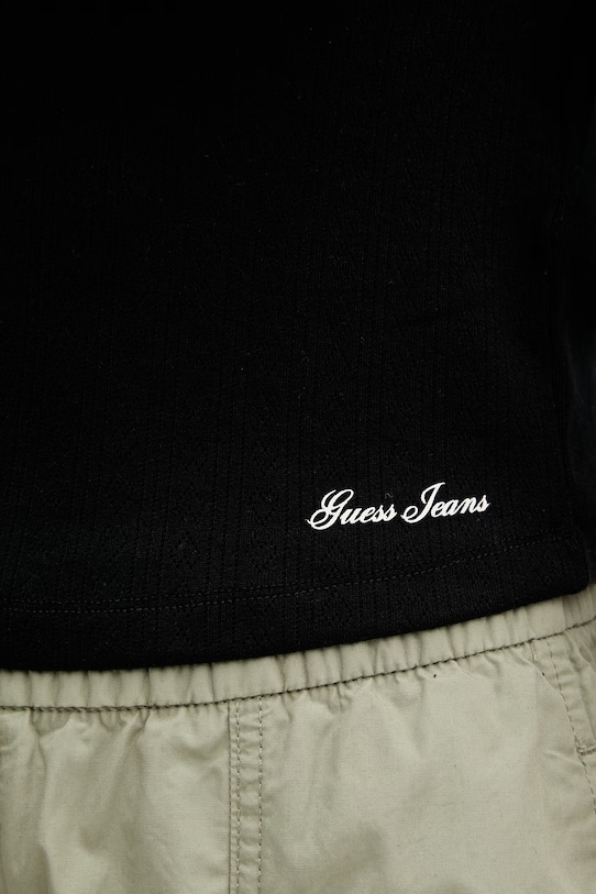 Guess Jeans majica za žene W6GPB6.KG372 crna