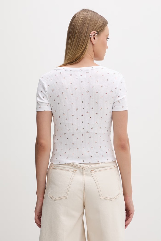 Odzież Guess Jeans t-shirt damski W6GPB6.KH172 biały