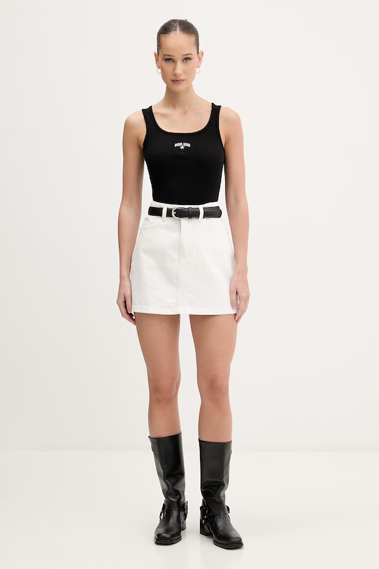 Guess Jeans top dámsky W6GPZ2.KA0H1 čierna SS26