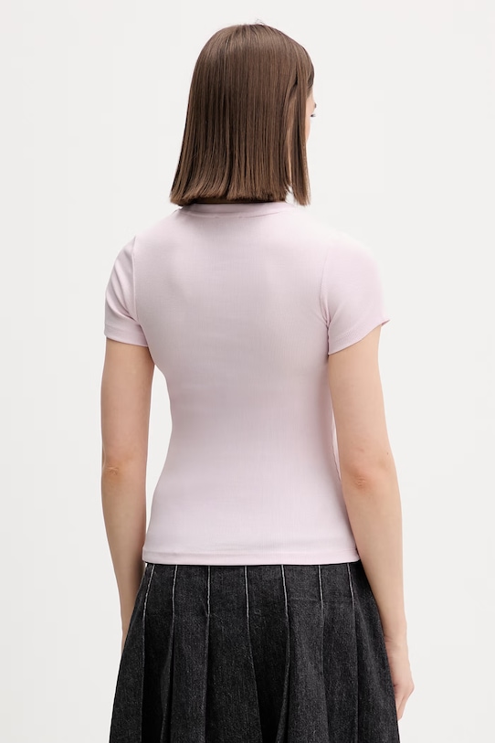 Odzież Guess Jeans t-shirt damski W6GPZ3.KA0H1 różowy