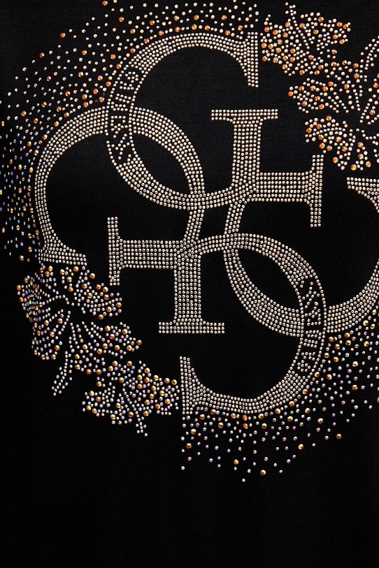 Guess Γυναικείο Μπλουζάκι CORINNE μαύρο E6GI01.K68D2