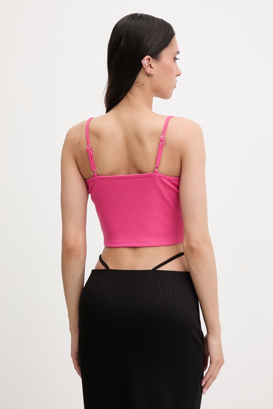 Oblečenie Guess plážový top dámsky NEREA E6GP01.KG322 ružová