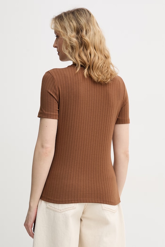 Oblečenie Dámske tričko Sisley 36ZXL108H hnedá
