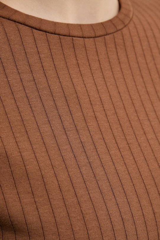 Dámske tričko Sisley 36ZXL108H hnedá