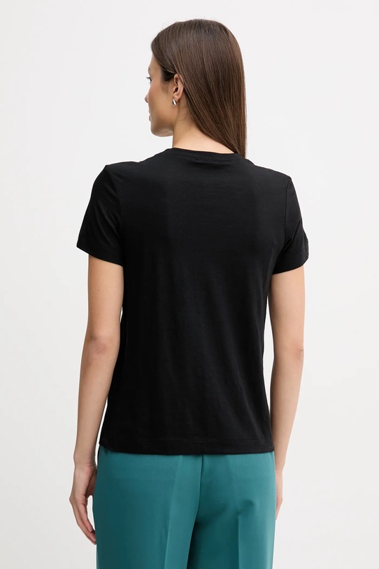 Odzież Sisley t-shirt 3TNHL108D czarny