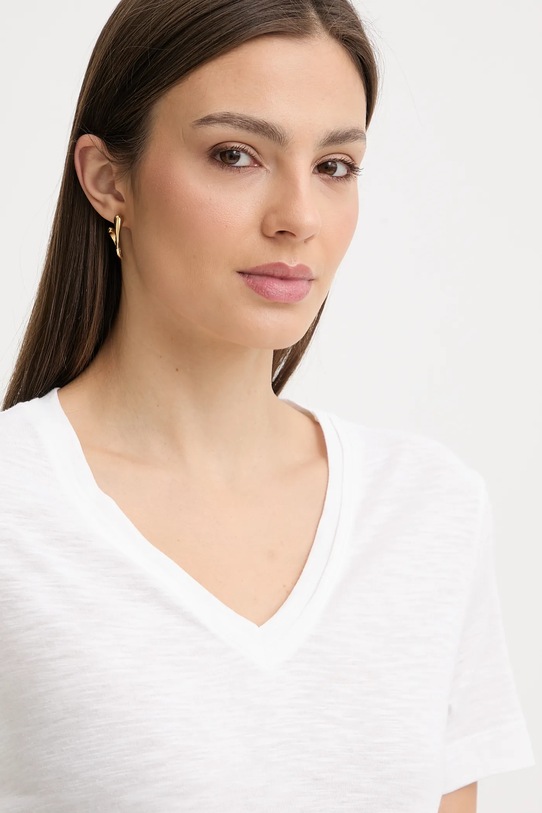 Sisley t-shirt beżowy 3TNHL108E