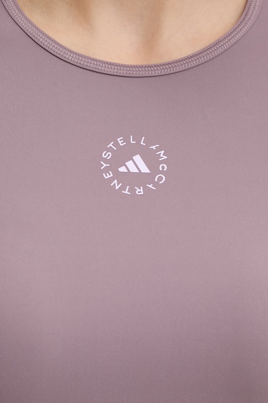 adidas by Stella McCartney t-shirt treningowy damski JY8139 fioletowy