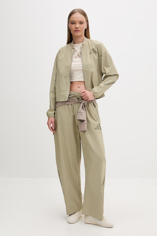 adidas crop top damskie x Z.N.E KA0088 beżowy SS26