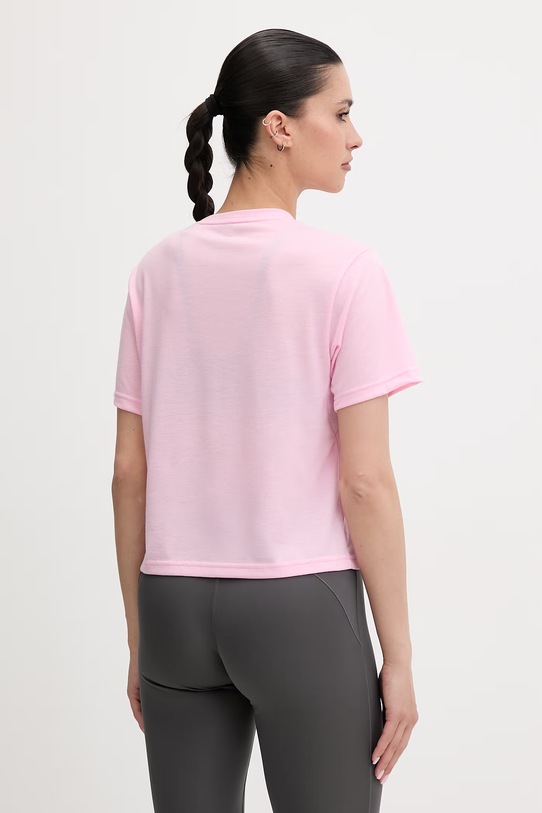Ρούχα adidas Performance t-shirt γυμναστικής γυναικείο KC5561 ροζ