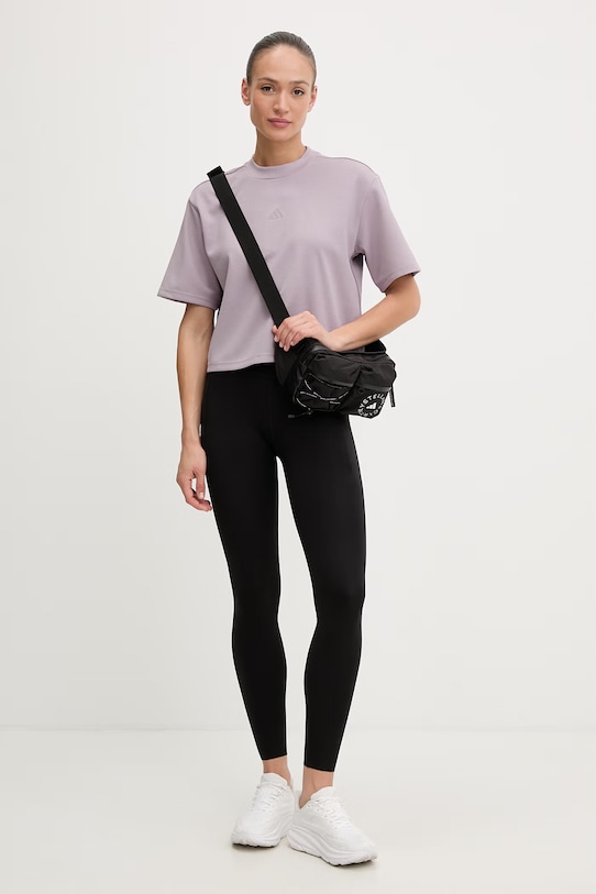 adidas Performance T-shirt treningowy damski Motion KD2706 fioletowy SS26