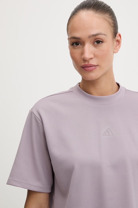 adidas Performance T-shirt treningowy damski Motion fioletowy KD2706