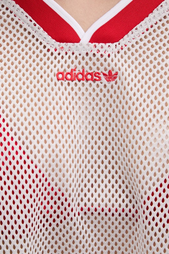 adidas Originals T-shirt oversize damski KE2358 szary