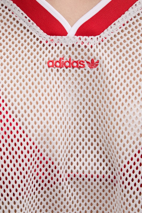 adidas Originals T-shirt oversize damski KE2358 szary