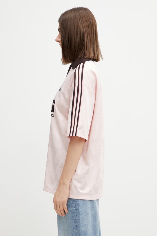 adidas Originals t-shirt oversize damski KG3611 różowy SS26