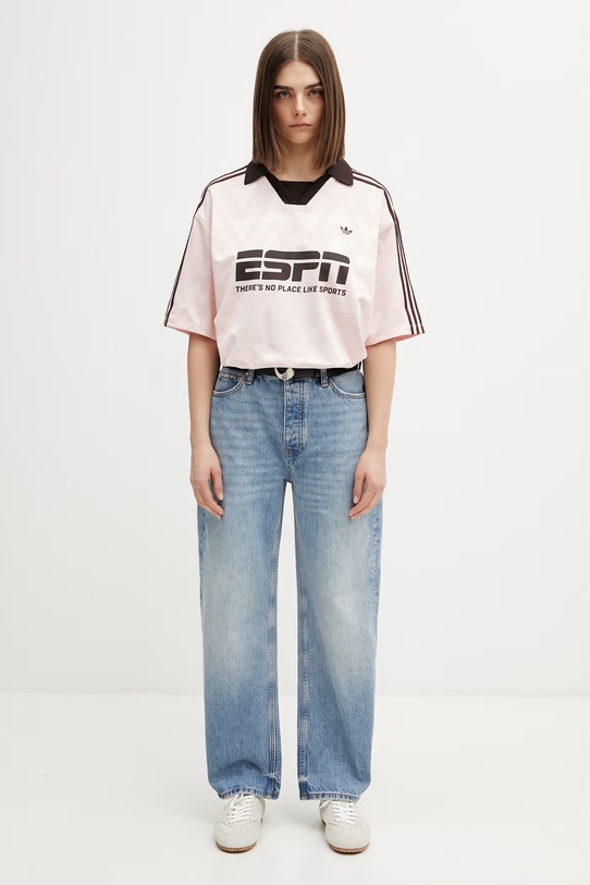 adidas Originals t-shirt oversize damski KG3611 różowy