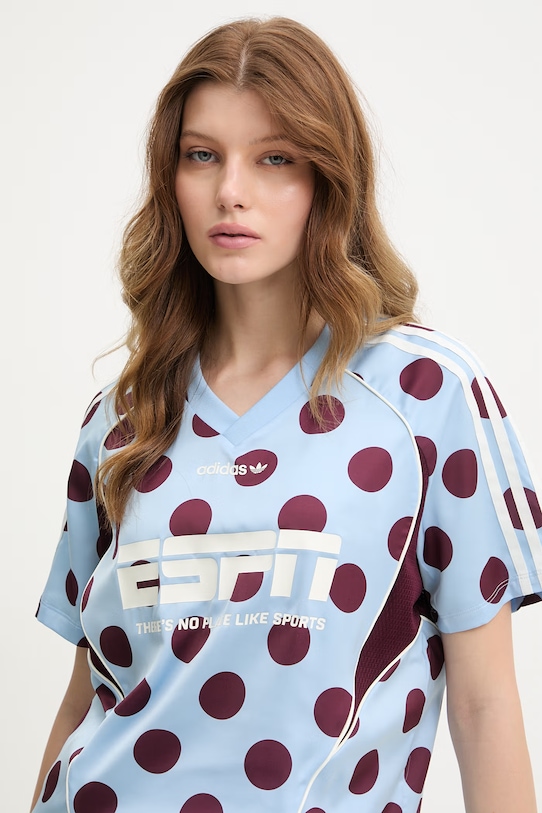 adidas Originals t-shirt damski niebieski KV1188