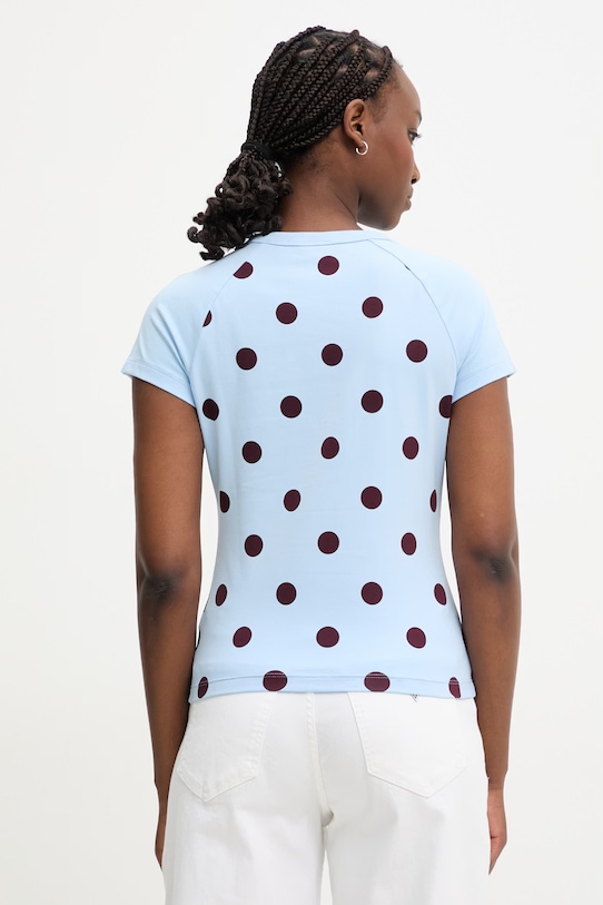 Ρούχα adidas Originals t-shirt γυναικείο με βαμβάκι KV1192 μπλε