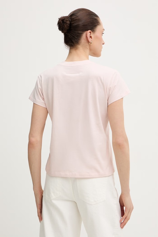 Odzież MM6 Maison Margiela t-shirt bawełniany S52GC0326.M20170.231 różowy