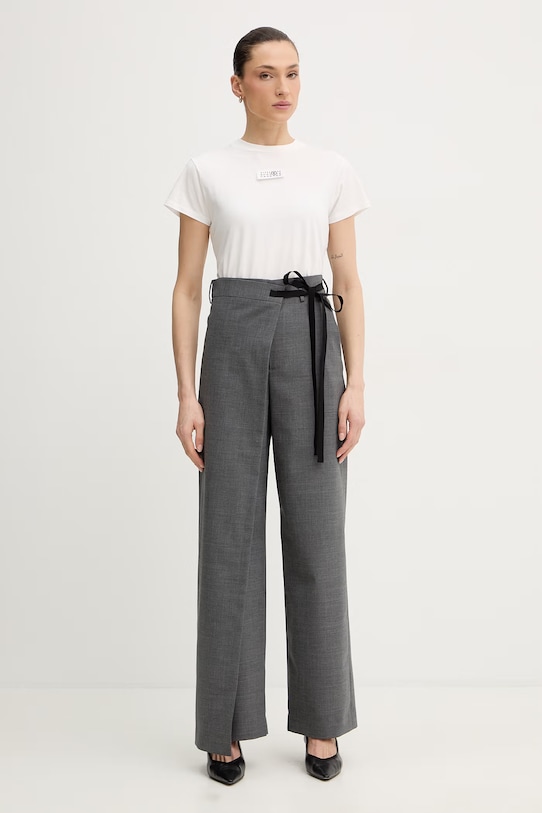 MM6 Maison Margiela t-shirt bawełniany S52GC0327.M20170 biały SS26