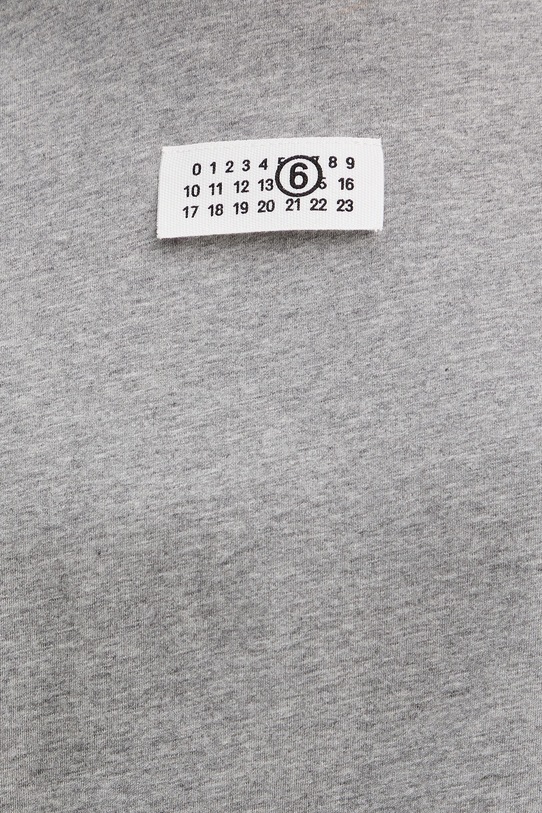 MM6 Maison Margiela t-shirt bawełniany S52GC0327.M20170 szary
