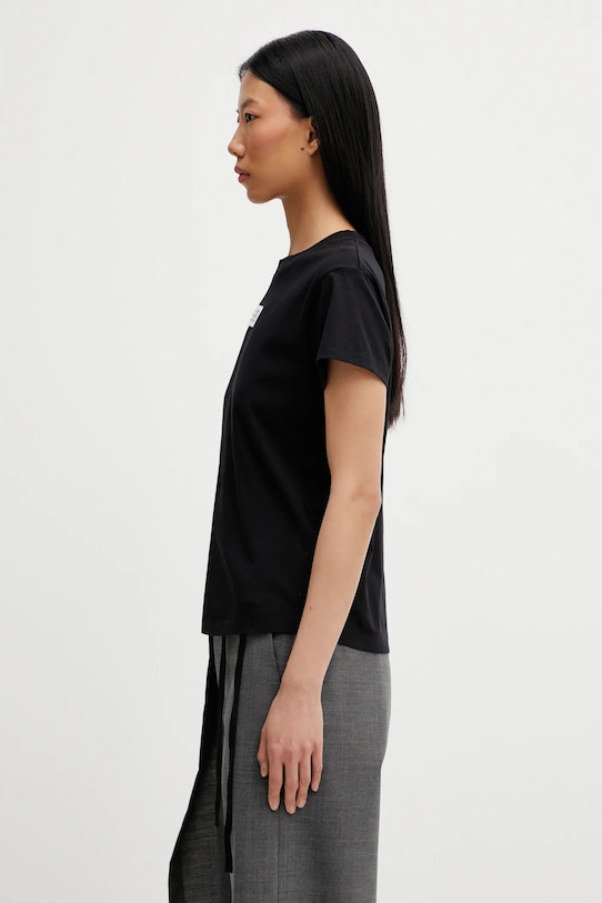 MM6 Maison Margiela t-shirt bawełniany S52GC0327.M20170 czarny SS26