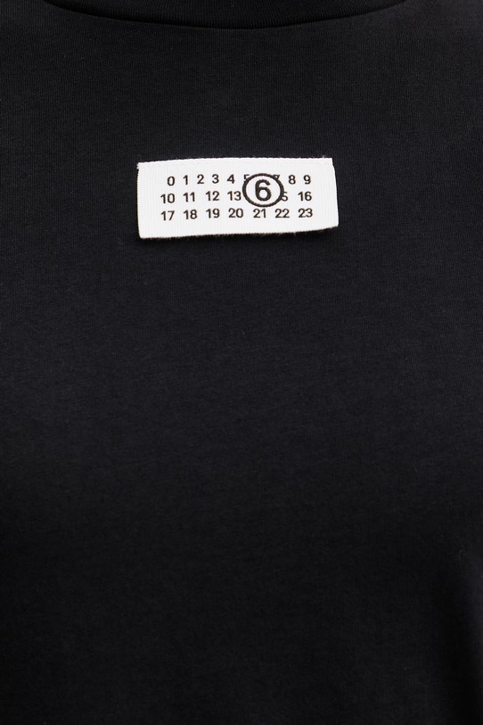 MM6 Maison Margiela t-shirt bawełniany S52GC0327.M20170 czarny