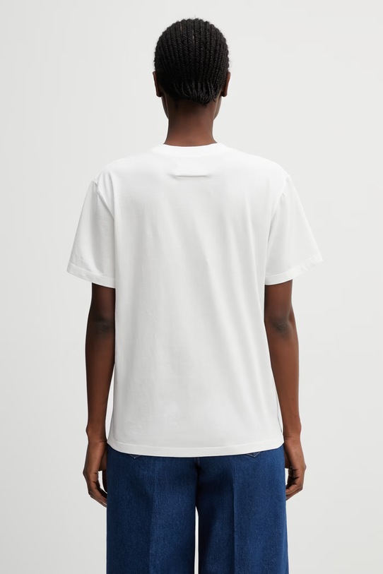 Одежда Хлопковая футболка MM6 Maison Margiela S52GC0364.M20048 белый