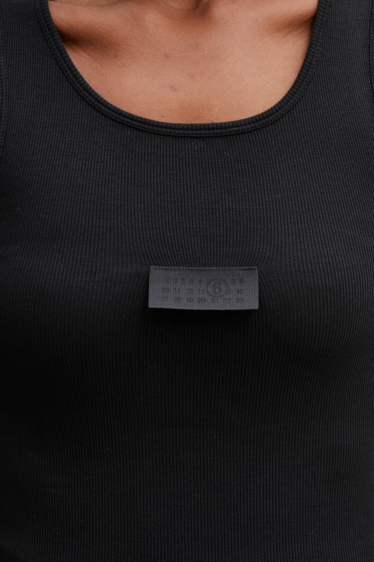 MM6 Maison Margiela top damski czarny S52NL0075.M20054.900
