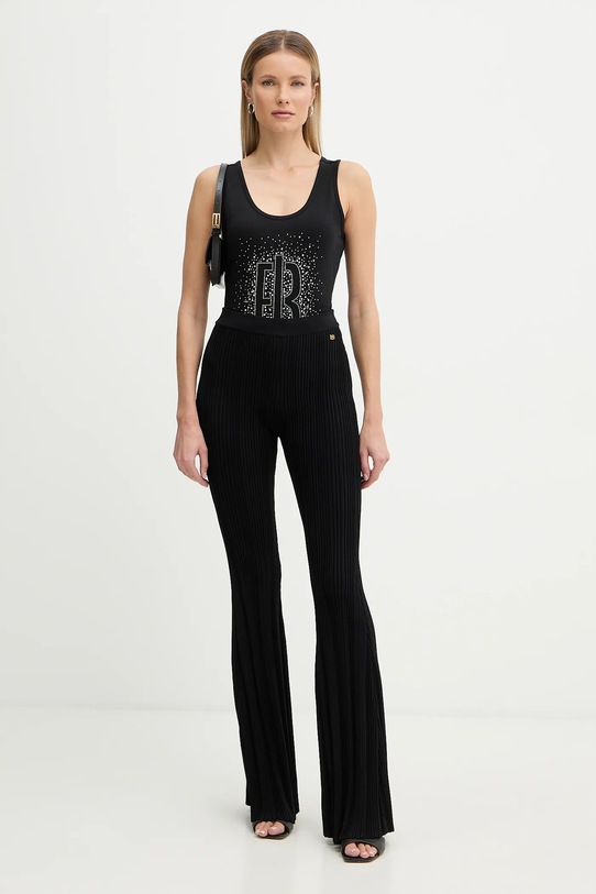 Fracomina top FP26ST2010J401N5 czarny SS26