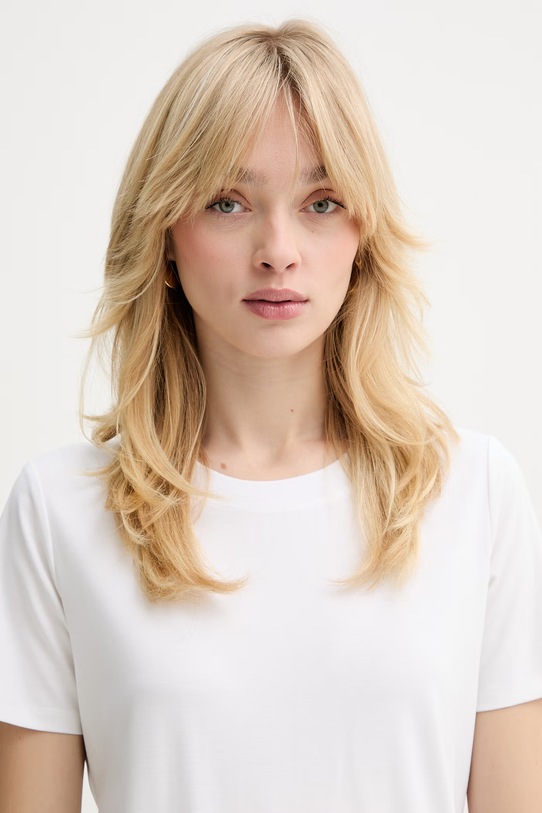 Μπλουζάκι Fracomina λευκό FP26ST3014J43301