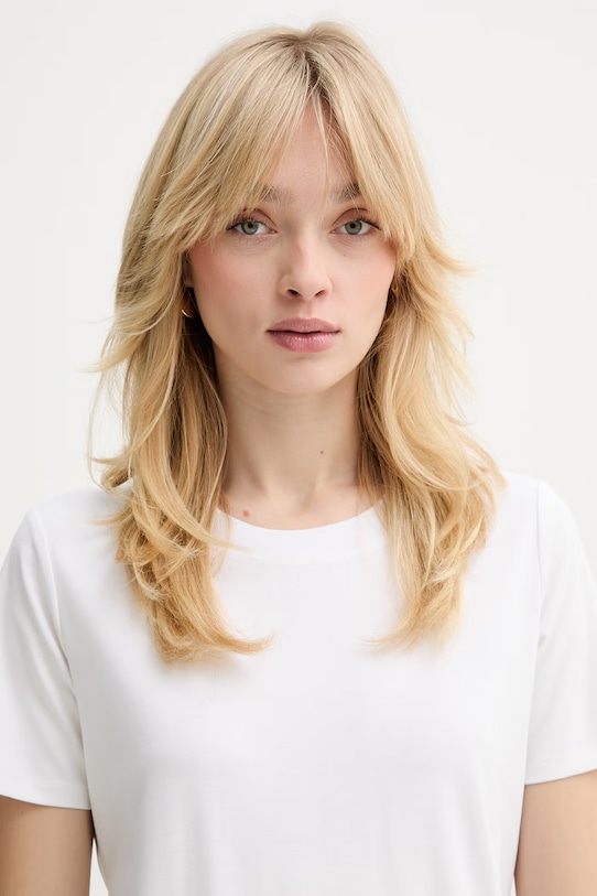 Μπλουζάκι Fracomina λευκό FP26ST3014J43301