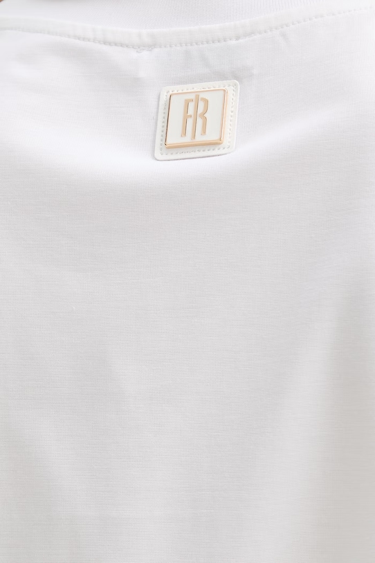 Μπλουζάκι Fracomina FP26ST3014J43301 λευκό