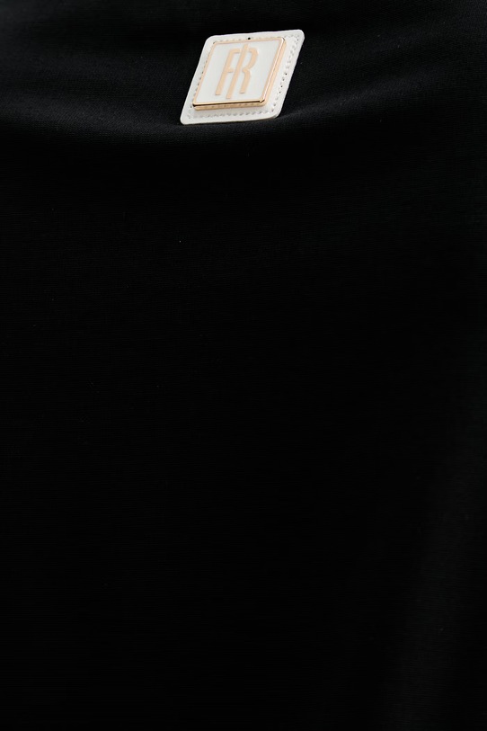 Μπλουζάκι Fracomina FP26ST3014J43301 μαύρο