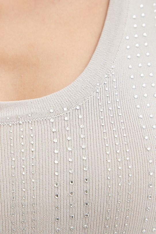 Fracomina top FR26ST4005K524R9 beżowy