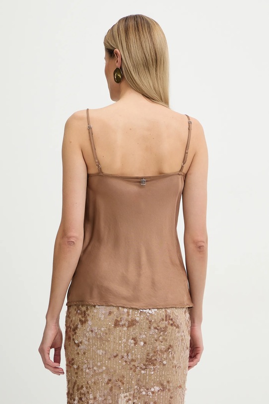 Odzież Fracomina top FR26ST2033W41301 brązowy