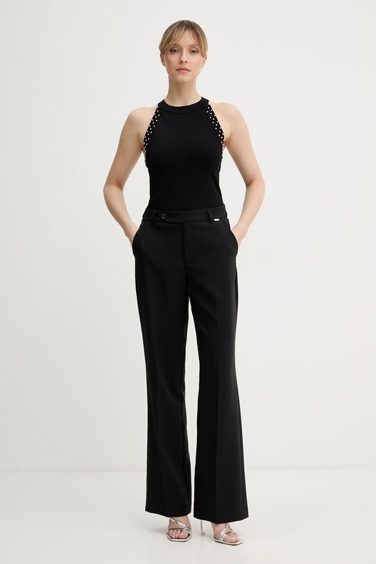 Fracomina top FR26ST4003K42101 czarny SS26