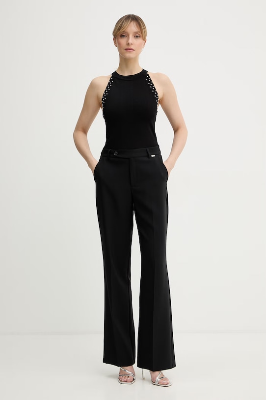 Fracomina top FR26ST4003K42101 czarny SS26