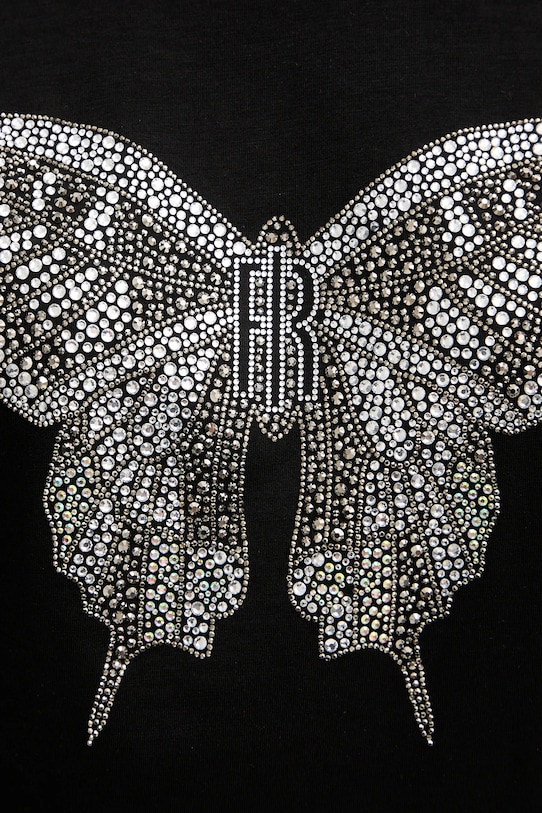 Fracomina t-shirt FR26ST3046J401N5 czarny